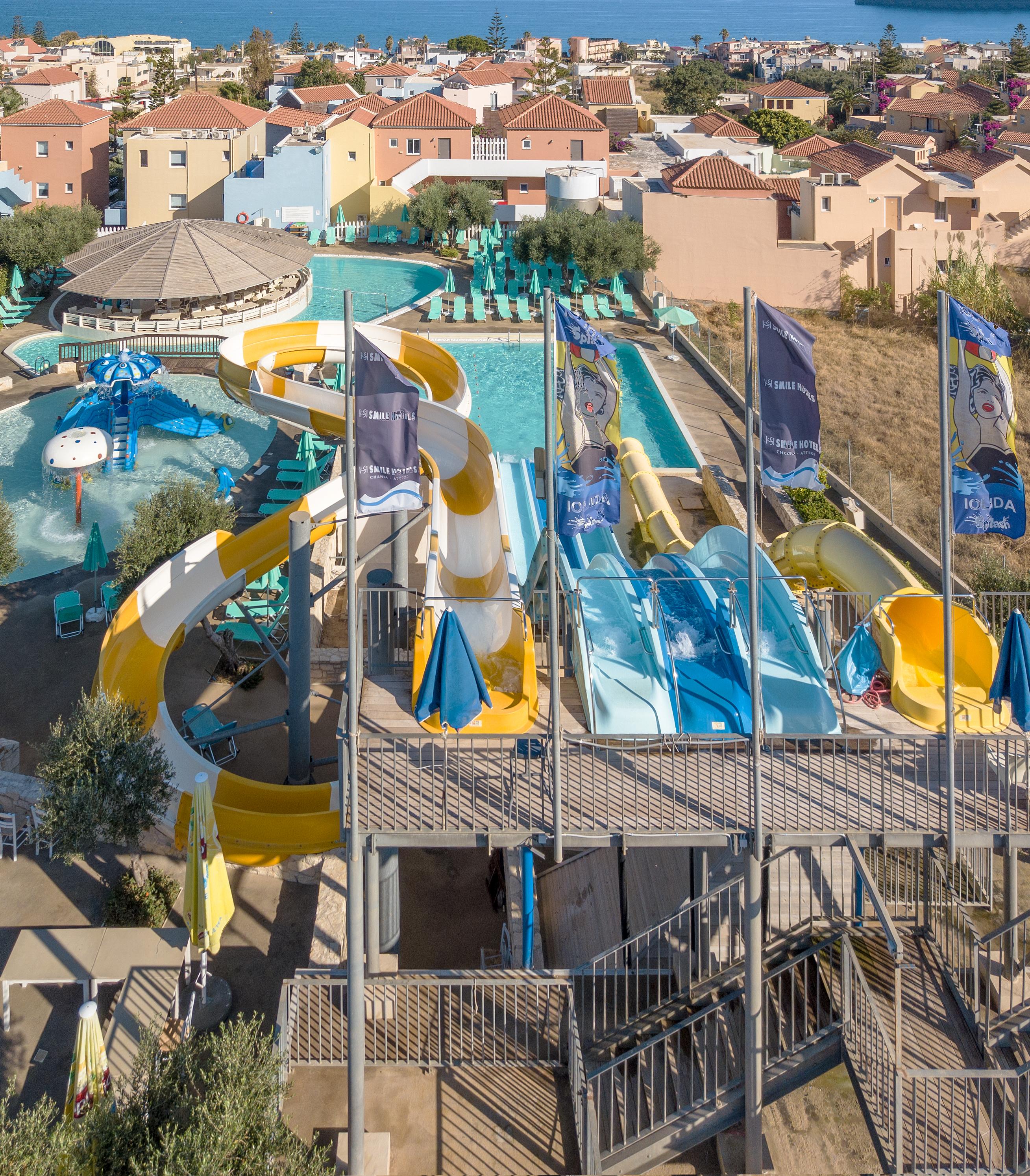 Iolida Village Water Park Hotel Agia Marina  Exterior photo